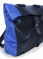 Backpack Shopper in Black and Submarine