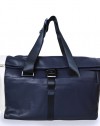 Duffle in Navy Blue and Cream