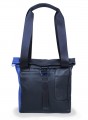 Shopper Tasche in Schwarz-Blau