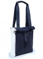 Shopper in Navy Blue and Cream