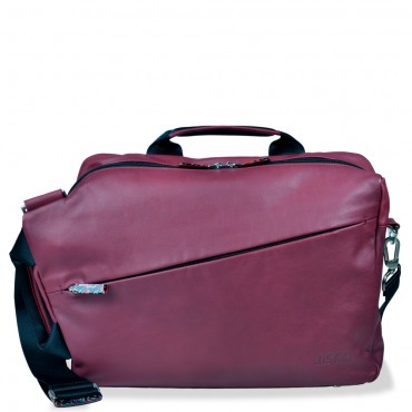 48H Convertible Messenger in Dark Red and Black