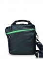 Mini Messenger in Black and Green