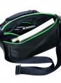 Mini Messenger in Black and Green