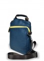 Mini Messenger in Navy and Yellow