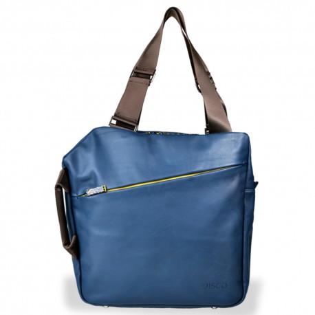Weekender Shopper in Navy and Yellow