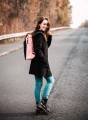 Neoprene Backpack Grey & Pink
